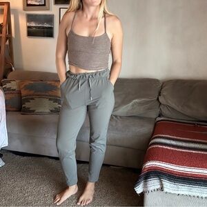 lululemon athletica On the Fly Pants - Grey Sage